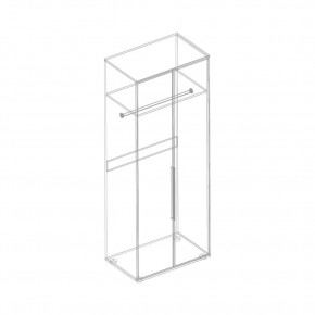 Шкаф 2-ств. для одежды "Лео" в Соликамске - solikamsk.mebel24.online | фото 3