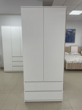 Шкаф 2-ств. с 2 ящиками "Бьянко" в Соликамске - solikamsk.mebel24.online | фото 3