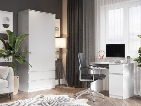 Шкаф 2-ств. с 2 ящиками "Бьянко" в Соликамске - solikamsk.mebel24.online | фото 4