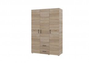 Шкаф 3-х створчатый с ящиками VICTOR (Сонома) в Соликамске - solikamsk.mebel24.online | фото