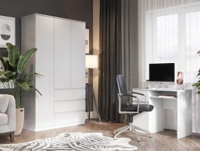 Шкаф 3-ств. с 3 ящиками "Бьянко" в Соликамске - solikamsk.mebel24.online | фото 4