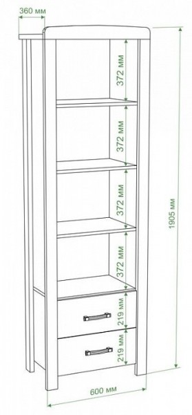 Шкаф для белья Бартоло ВТД-ГФ в Соликамске - solikamsk.mebel24.online | фото 2