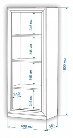 Шкаф для белья Нобиле ВтН-ФГД в Соликамске - solikamsk.mebel24.online | фото 2