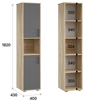 Шкаф для белья Оскар в Соликамске - solikamsk.mebel24.online | фото 3