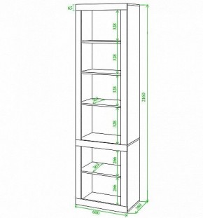 Шкаф для белья Toivo ВтВ-ФГ в Соликамске - solikamsk.mebel24.online | фото 2