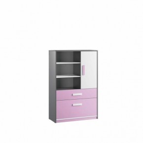 Шкаф книжный Кэнди КШ-2 Лаванда в Соликамске - solikamsk.mebel24.online | фото
