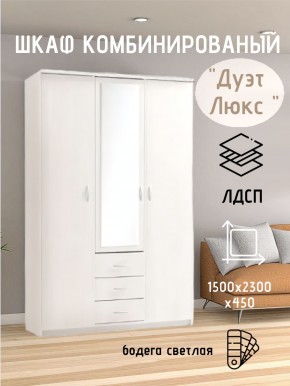 Шкаф комбинированный Дуэт Люкс с зеркалом в Соликамске - solikamsk.mebel24.online | фото 7