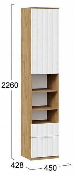 Шкаф комбинированный Хилтон Исп. 2 в Соликамске - solikamsk.mebel24.online | фото 8