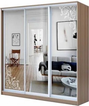 Шкаф-купе ХИТ 23-20/2-656 ОРНАМЕНТ в Соликамске - solikamsk.mebel24.online | фото