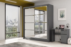 Шкаф-купе ШКП 3 МАКС (2000) Графит серый в Соликамске - solikamsk.mebel24.online | фото