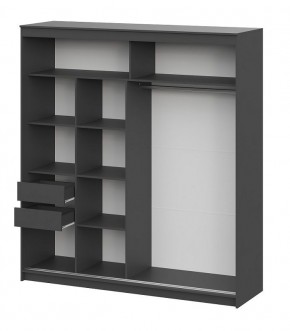 Шкаф-купе ШКП 3 МАКС (2000) Графит серый в Соликамске - solikamsk.mebel24.online | фото 3
