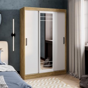 Шкаф-купе Тео ШКК-02 (крафт/белый) в Соликамске - solikamsk.mebel24.online | фото
