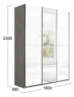 Шкаф-купе Траст СШК 2.180.60-15.13.15 в Соликамске - solikamsk.mebel24.online | фото 3