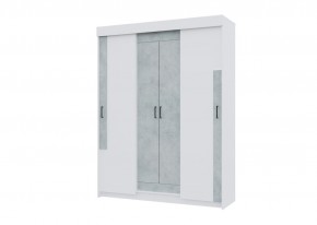 Шкаф-купе VICTOR (Белый-Бетон) в Соликамске - solikamsk.mebel24.online | фото