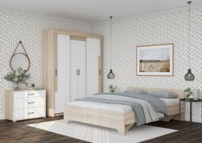 Шкаф-купе VICTOR (Сонома-Белый) в Соликамске - solikamsk.mebel24.online | фото 3