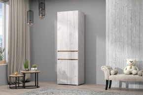 Шкаф Лиана (Дуб Крафт Белый/Дуб Крафт Золотой) в Соликамске - solikamsk.mebel24.online | фото