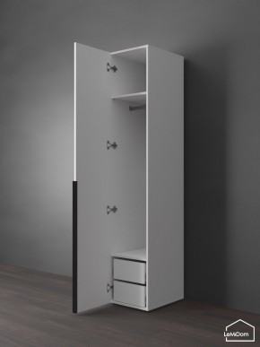 Шкаф Linnea MHR-1-3 2050х400х510 (Белый-М 11.1.1) в Соликамске - solikamsk.mebel24.online | фото 5