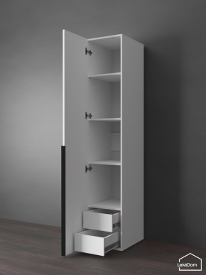 Шкаф Linnea MHR-1-3 2050х400х510 (Белый-М 11.1.2) в Соликамске - solikamsk.mebel24.online | фото 6