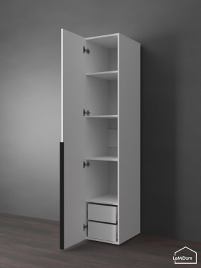 Шкаф Linnea MHR-1-4 2050х400х510 (Белый-М 11.1.1) в Соликамске - solikamsk.mebel24.online | фото 5