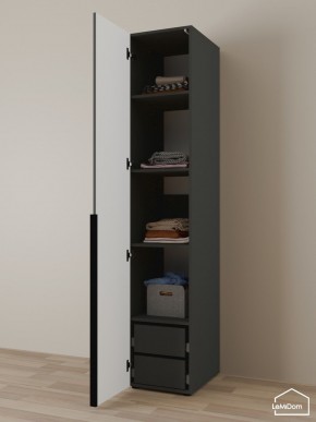 Шкаф Linnea MHR-1-4 2050х400х510 (Графит-М 11.1.25) в Соликамске - solikamsk.mebel24.online | фото 5