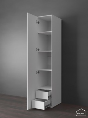 Шкаф Linnea MHR-1PO-4 2050х400х510 (Белый-М 11.1.2) в Соликамске - solikamsk.mebel24.online | фото 4