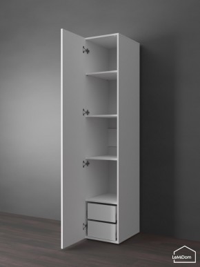 Шкаф Linnea MHR-1PO-4 2050х400х510 (Белый-М 11.1.2) в Соликамске - solikamsk.mebel24.online | фото 5