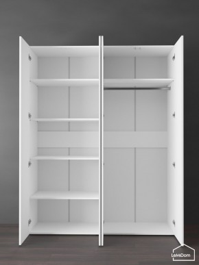 Шкаф Linnea MHR-4PO-1 2050х1600х510 (Белый-М 11.1.1) в Соликамске - solikamsk.mebel24.online | фото 4