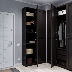 Шкаф МАКС однодверный узкий, цвет Дуб Венге в Соликамске - solikamsk.mebel24.online | фото 4