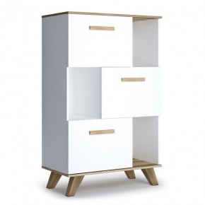 Шкаф низкий с нишами Вега Скандинавия в Соликамске - solikamsk.mebel24.online | фото 1