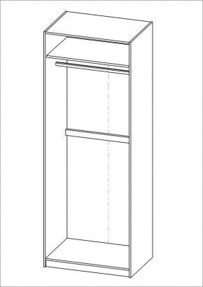 Шкаф ПЕГАС двухдверный, цвет белый в Соликамске - solikamsk.mebel24.online | фото 3