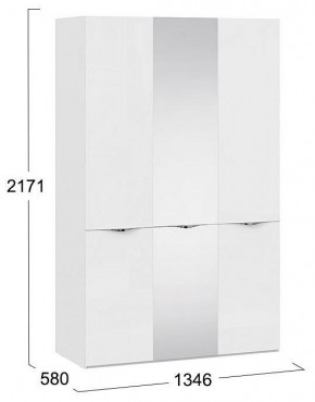 Шкаф платяной Глосс СМ-319.07.432 в Соликамске - solikamsk.mebel24.online | фото 4