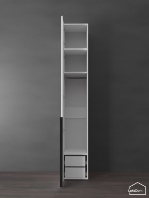Шкаф с антресолью Linnea MHR-1A-3 2450х400х510 (Белый-М 11.1.2) в Соликамске - solikamsk.mebel24.online | фото 5