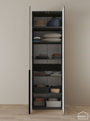 Шкаф с антресолью Linnea MHR-2A-2 2450х800х510 (Графит-М 11.1.25) в Соликамске - solikamsk.mebel24.online | фото 4