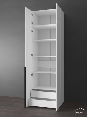 Шкаф с антресолью Linnea MHR-2A-4 2450х800х510 (Белый-М 11.1.1) в Соликамске - solikamsk.mebel24.online | фото 5