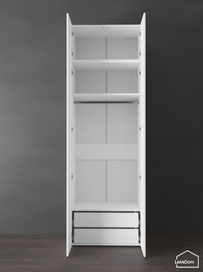 Шкаф с антресолью Linnea MHR-2POA-3 2450х800х510 (Белый-М 11.1.1) в Соликамске - solikamsk.mebel24.online | фото 5