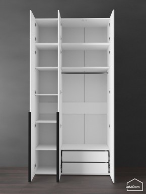 Шкаф с антресолью Linnea MHR-3A-2 2450х1200х510 (Белый-М 11.1.1) в Соликамске - solikamsk.mebel24.online | фото 6