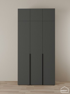 Шкаф с антресолью Linnea MHR-3A-2 2450х1200х510 (Графит-М 11.1.25) в Соликамске - solikamsk.mebel24.online | фото 1