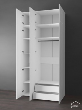 Шкаф с антресолью Linnea MHR-3POA-2 2450х1200х510 (Белый-М 11.1.1) в Соликамске - solikamsk.mebel24.online | фото 5