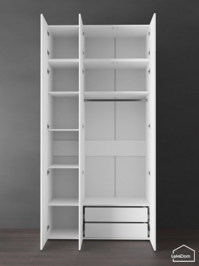 Шкаф с антресолью Linnea MHR-3POA-2 2450х1200х510 (Белый-М 11.1.1) в Соликамске - solikamsk.mebel24.online | фото 6
