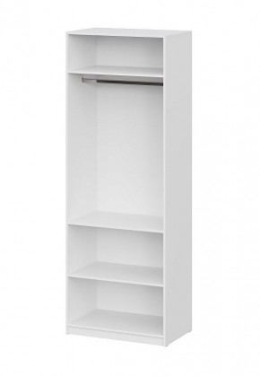 Шкаф ШК-5 + 2 полки (800) Белый текстурный в Соликамске - solikamsk.mebel24.online | фото 3