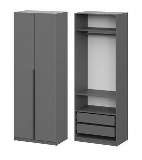 Шкаф ШК-5 + 2 полки + ящики (800) Графит в Соликамске - solikamsk.mebel24.online | фото 1