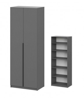Шкаф ШК-5 + 4 полки (800) Графит в Соликамске - solikamsk.mebel24.online | фото 1
