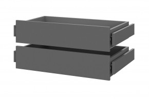 Шкаф ШК-5 + 4 полки + ящики (800) Графит в Соликамске - solikamsk.mebel24.online | фото 2
