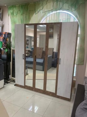 Шкаф Вегас 2000 Дуб крафт табачный/Дуб крафт белый в Соликамске - solikamsk.mebel24.online | фото 3