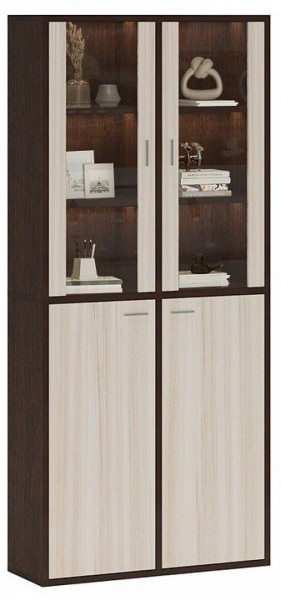 Шкаф-витрина Домино СУ(ш2в2)+2ФС+2ФГ в Соликамске - solikamsk.mebel24.online | фото 2