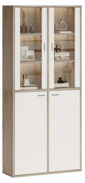 Шкаф-витрина Домино СУ(ш2в2)+2ФС+2ФГ в Соликамске - solikamsk.mebel24.online | фото 2