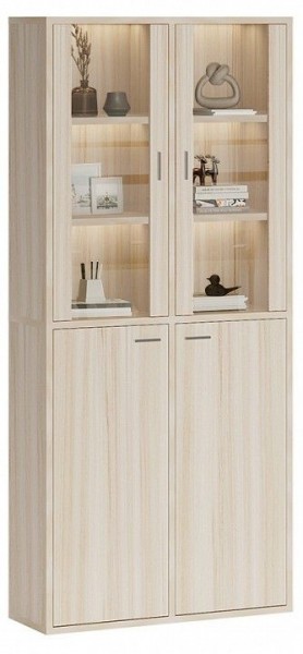 Шкаф-витрина Домино СУ(ш2в2)+2ФС+2ФГ в Соликамске - solikamsk.mebel24.online | фото 2