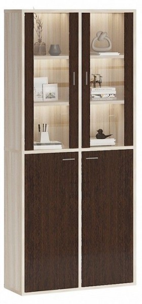 Шкаф-витрина Домино СУ(ш2в2)+2ФС+2ФГ в Соликамске - solikamsk.mebel24.online | фото 2