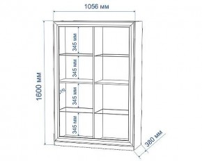 Шкаф-витрина Нобиле ШВтН ФСД-ФСД в Соликамске - solikamsk.mebel24.online | фото 2