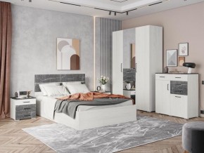 Спальня Теана Ясень Анкор светлый/Мрамор дарк в Соликамске - solikamsk.mebel24.online | фото